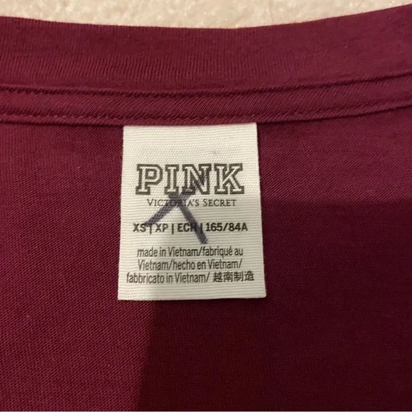VS. PINK bling tee-x-small EUC - Picture 4 of 6